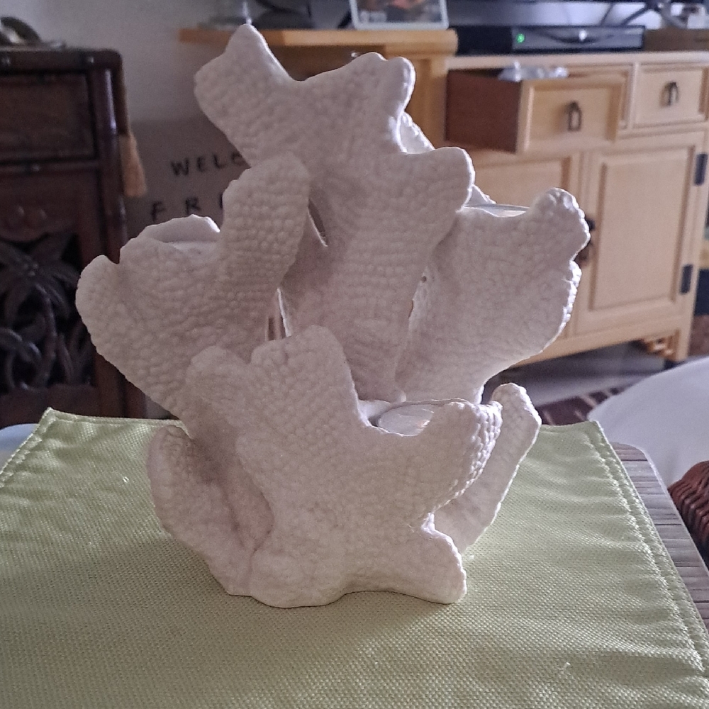 White Coral Sculpture